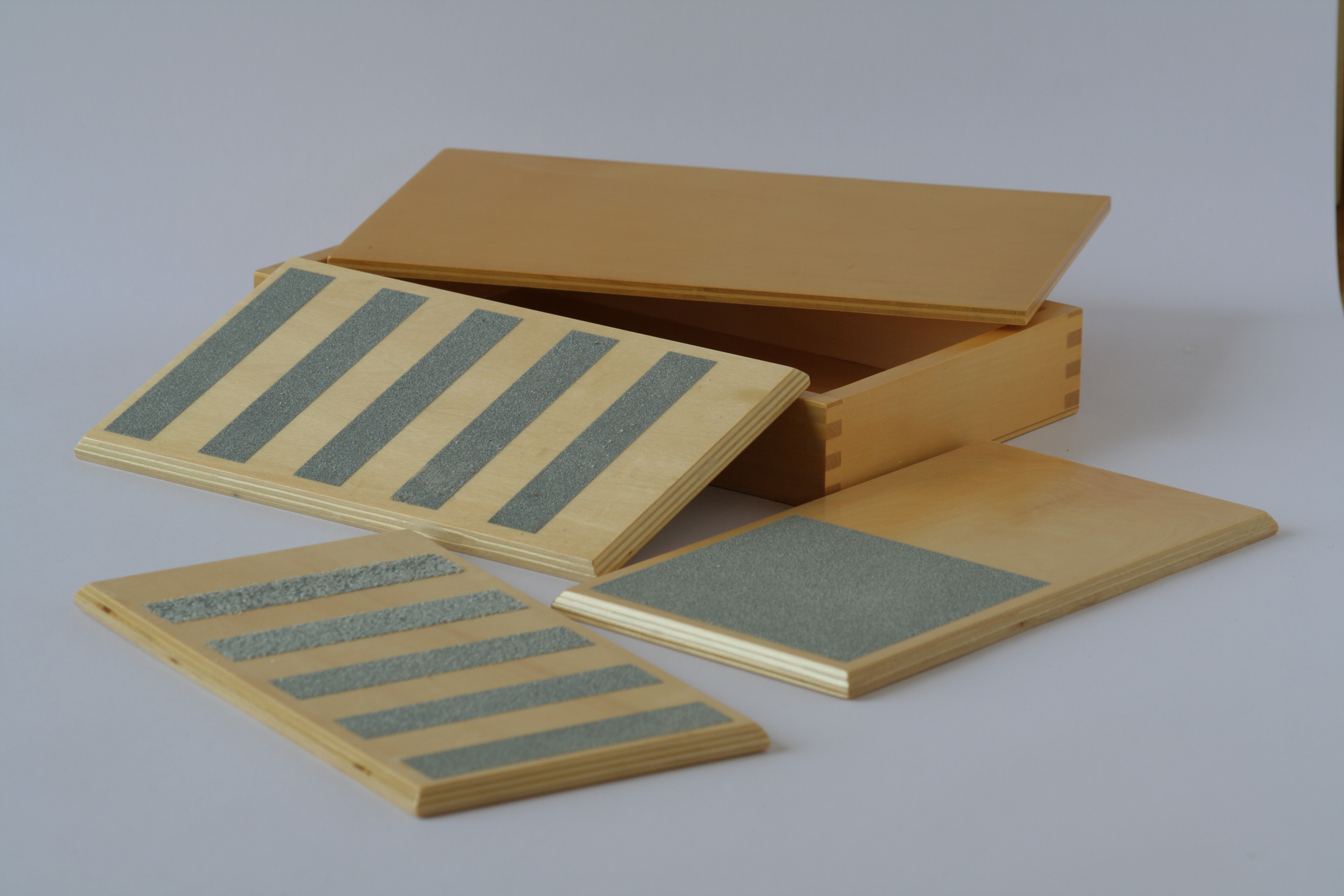 Rough & Smooth Boards with Box Montessori PreSchool Supplies