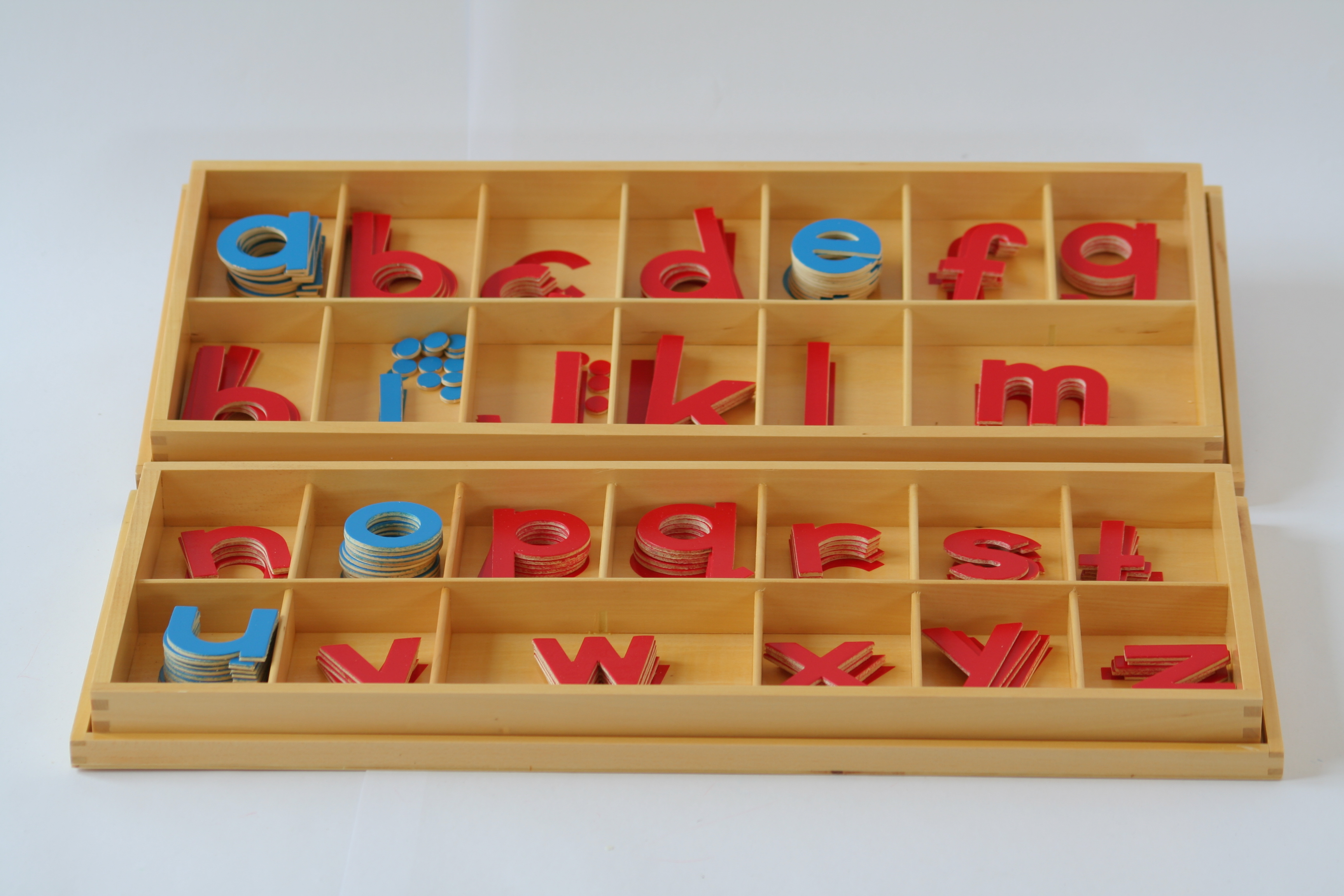 Large Movable Alphabet, Wood Montessori PreSchool Supplies