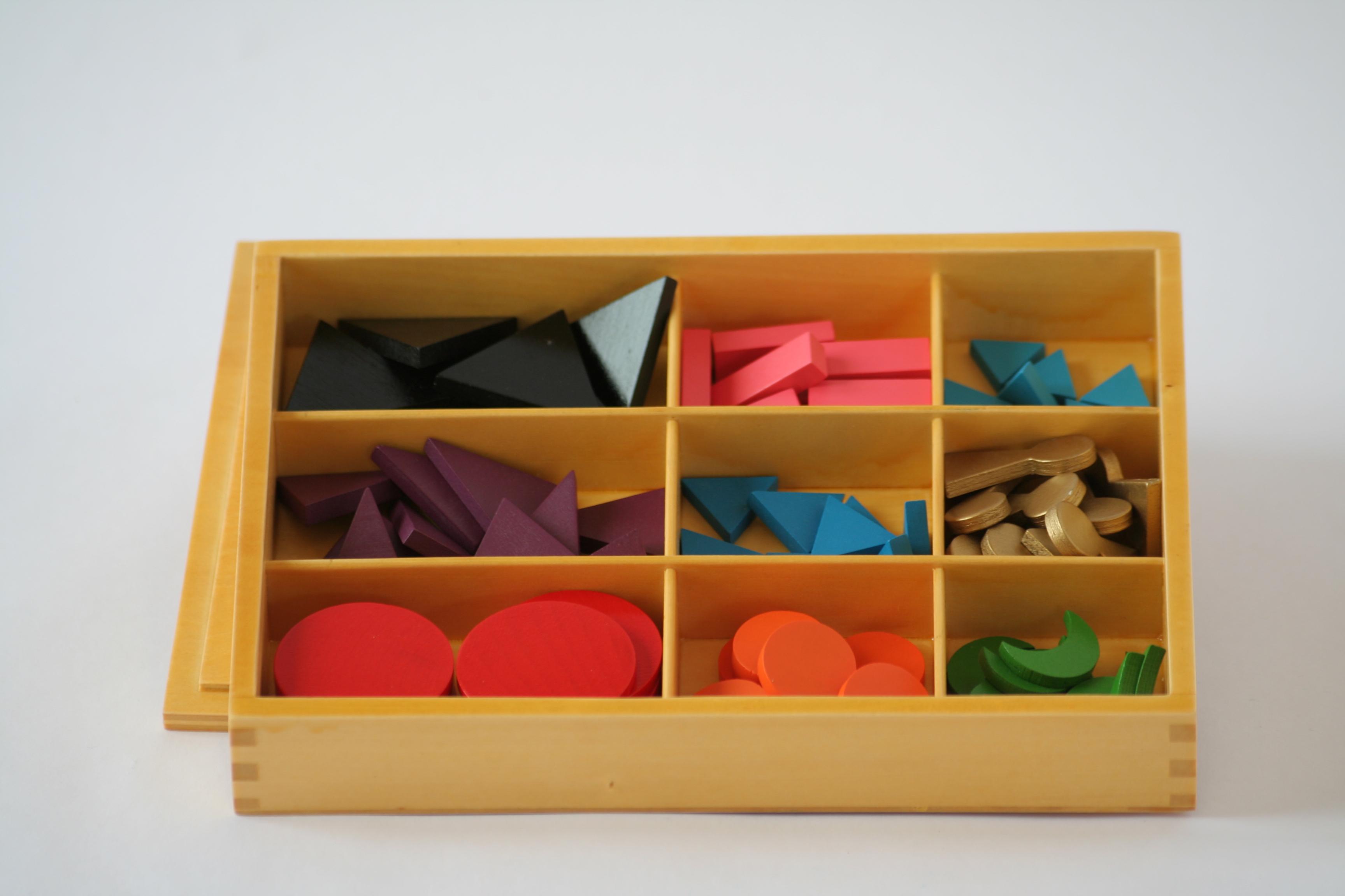 Basic Wooden Grammar Symbols with box Montessori PreSchool Supplies