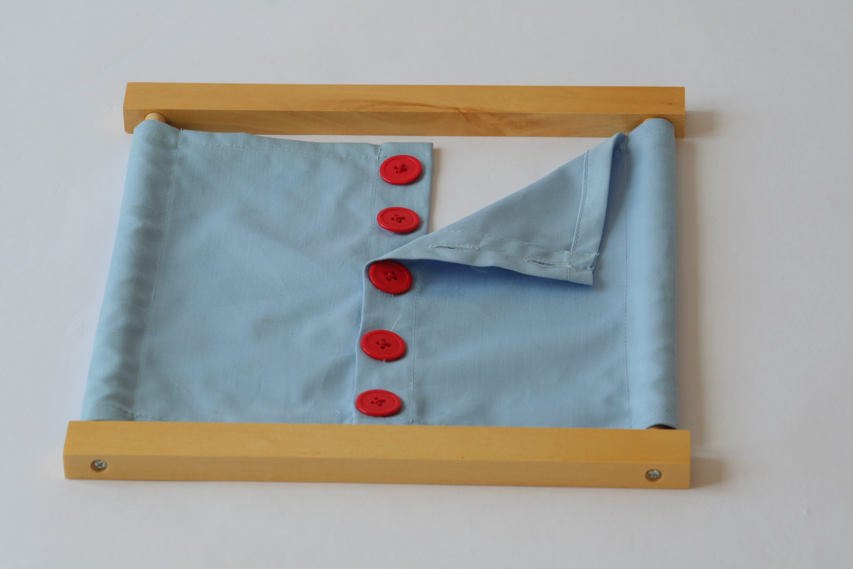 Large Buttons Dressing Frame Montessori PreSchool Supplies