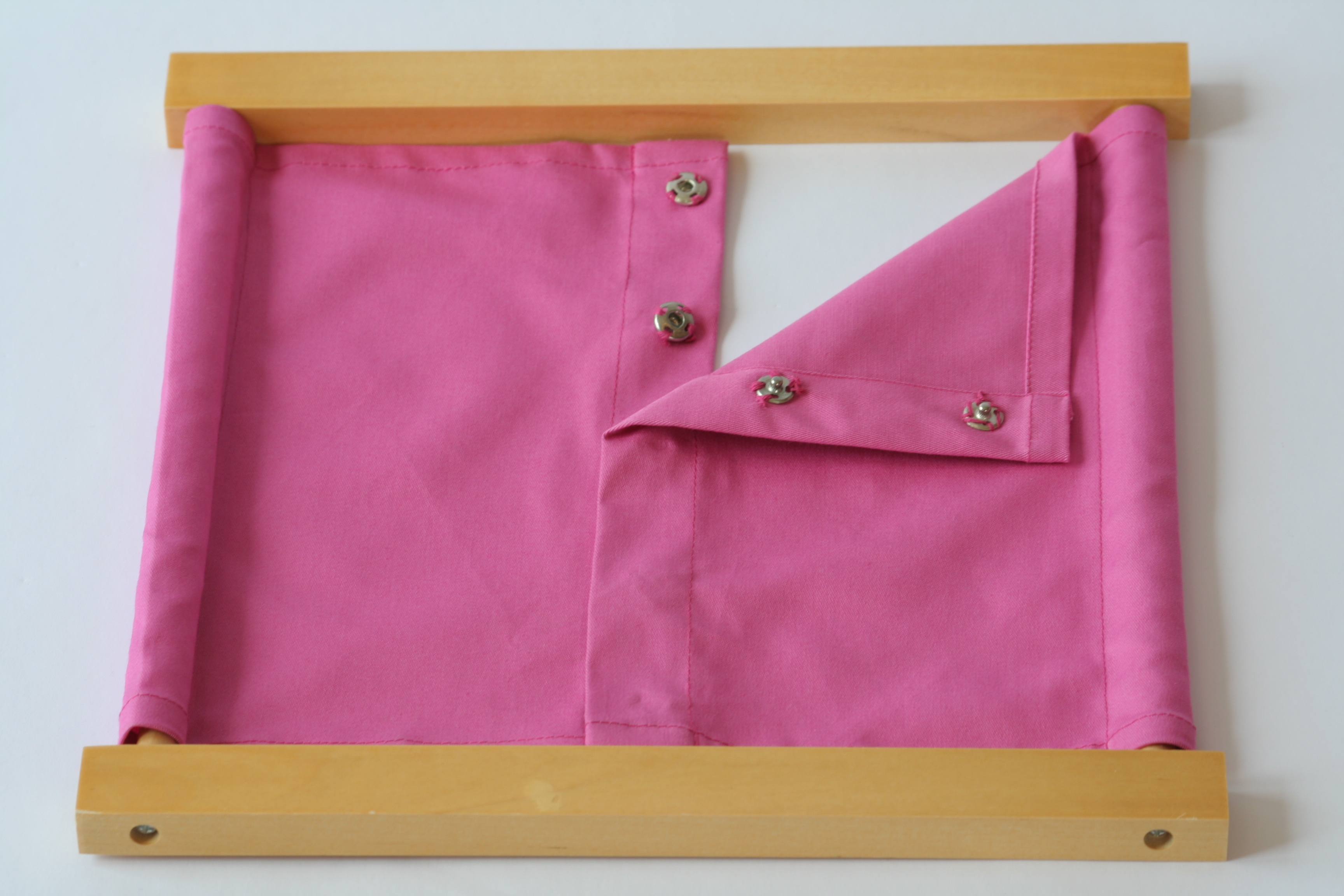 Snap Closure Dressing Frame Montessori PreSchool Supplies