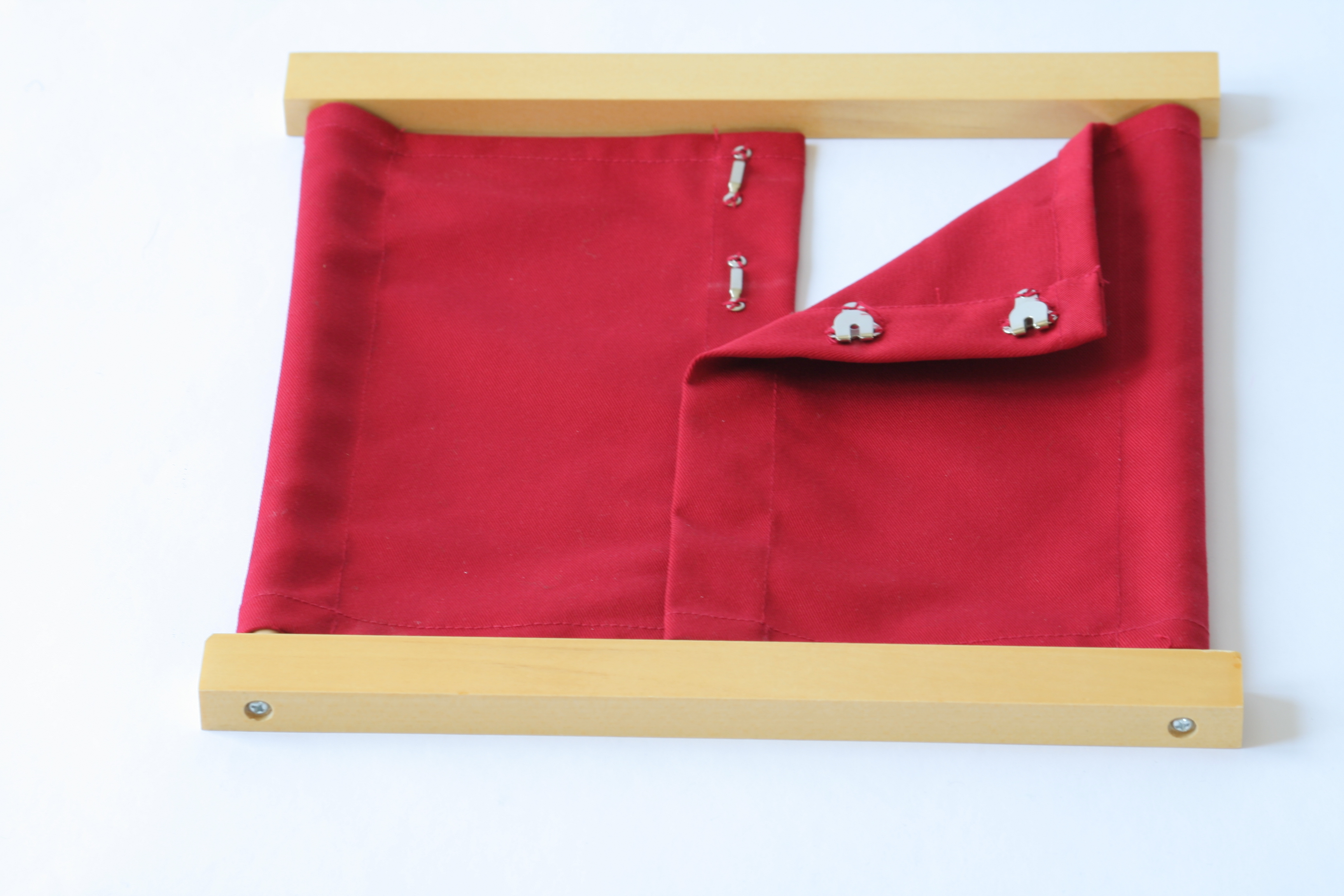 Hook & Eye Dressing Frame Montessori PreSchool Supplies