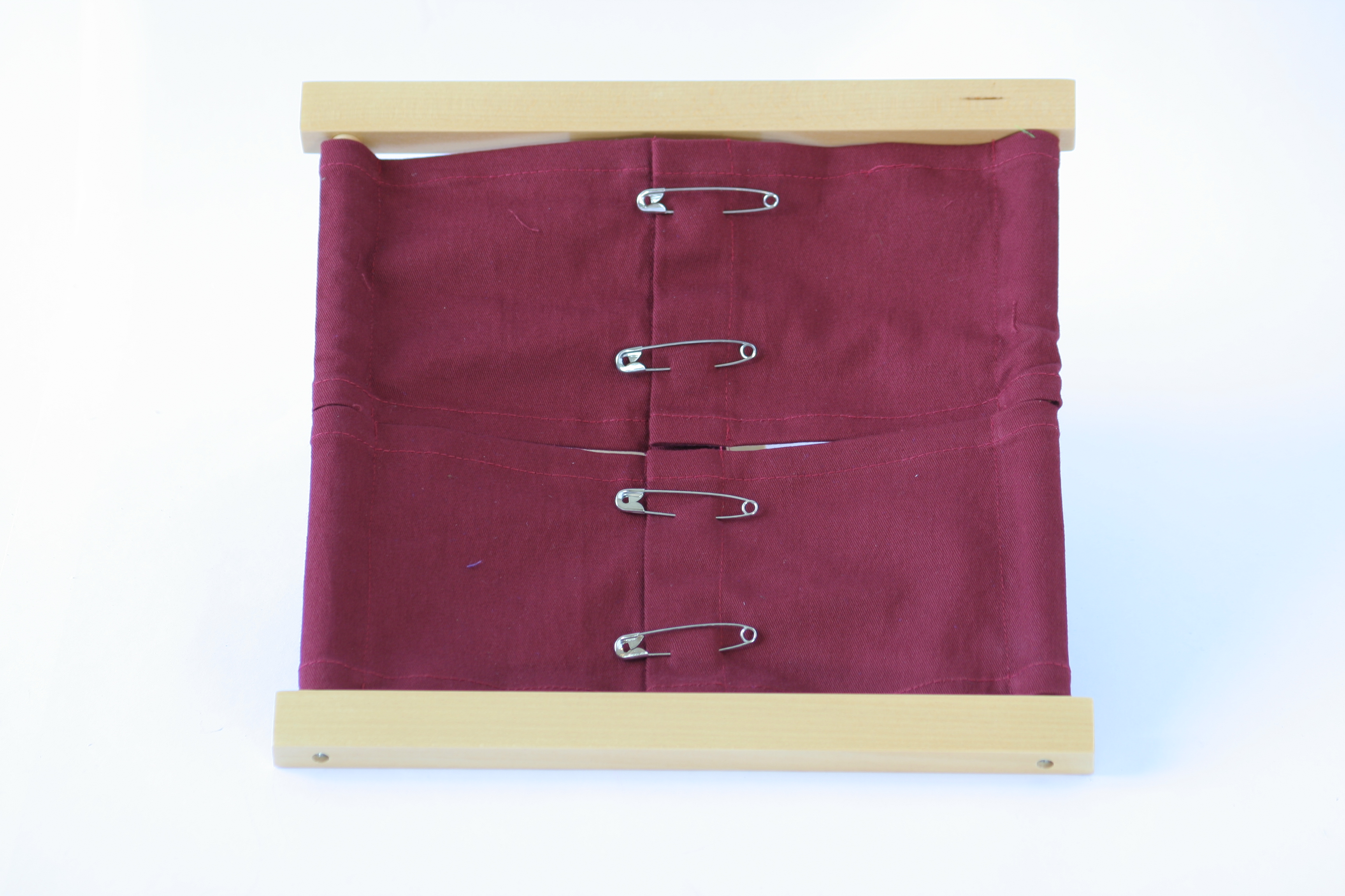 Safety Pins Dressing Frame Montessori PreSchool Supplies