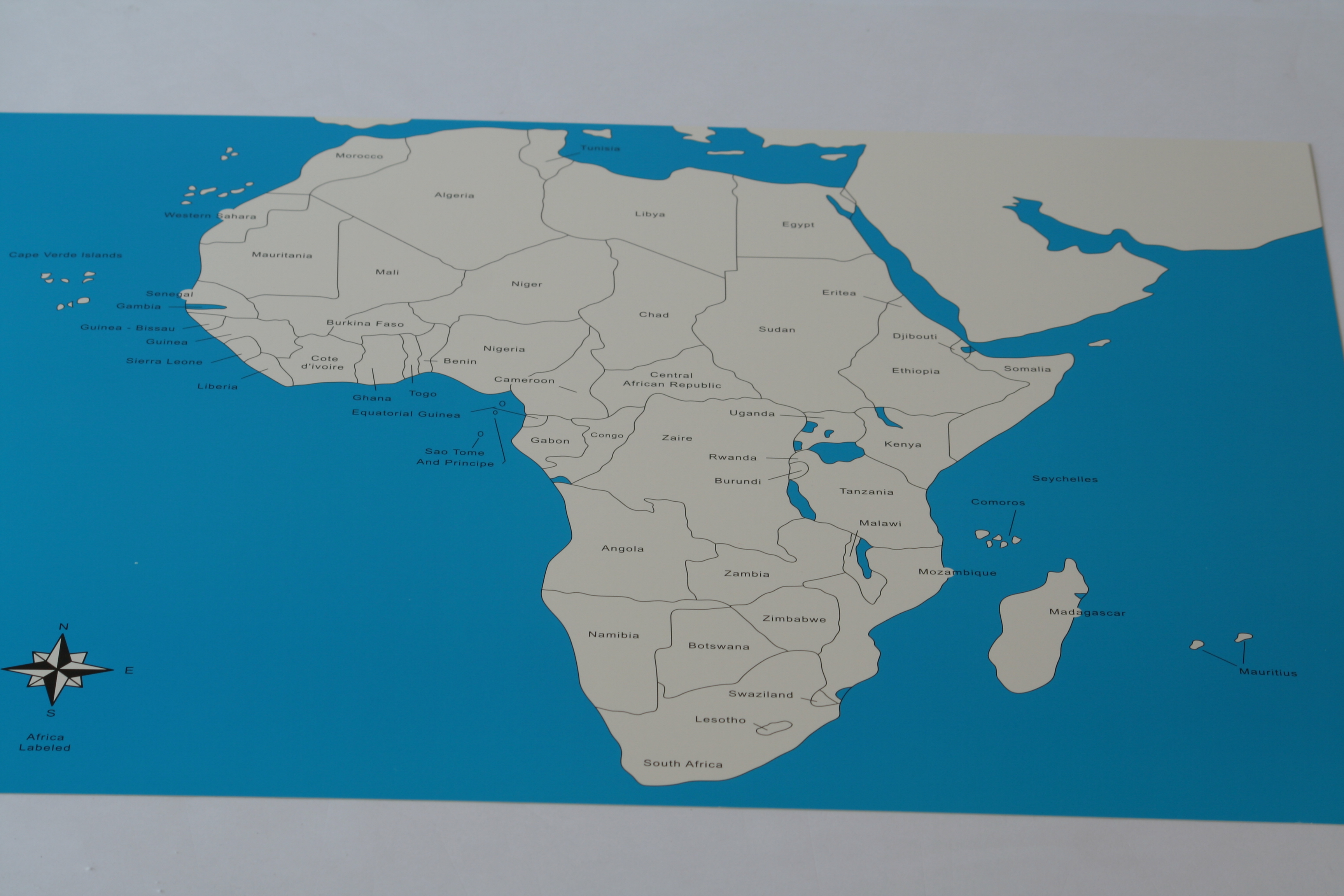unlabelled map of africa – Image 2