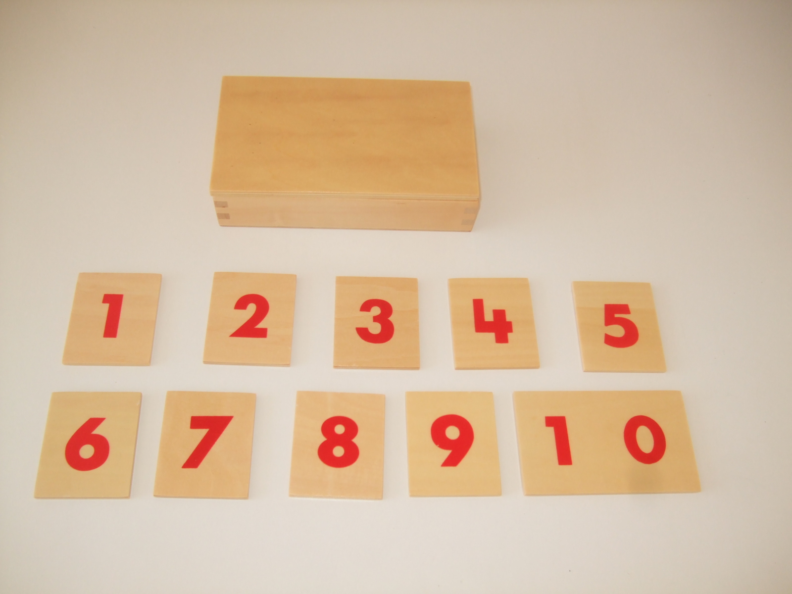 Number Cards For Number Rods Montessori Pre School Supplies