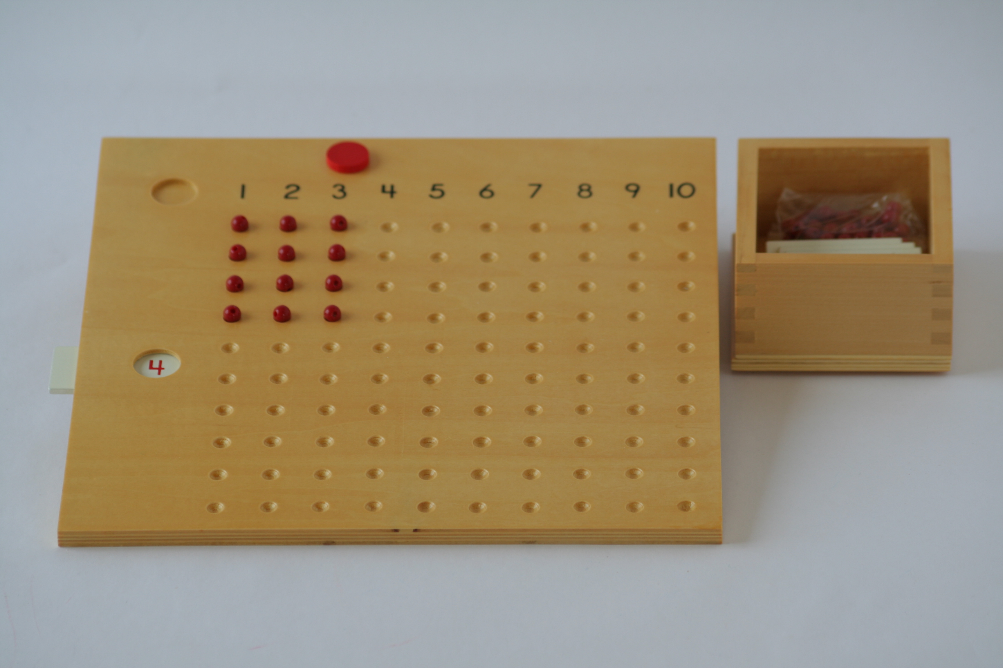 Multiplication Bead Board Montessori PreSchool Supplies