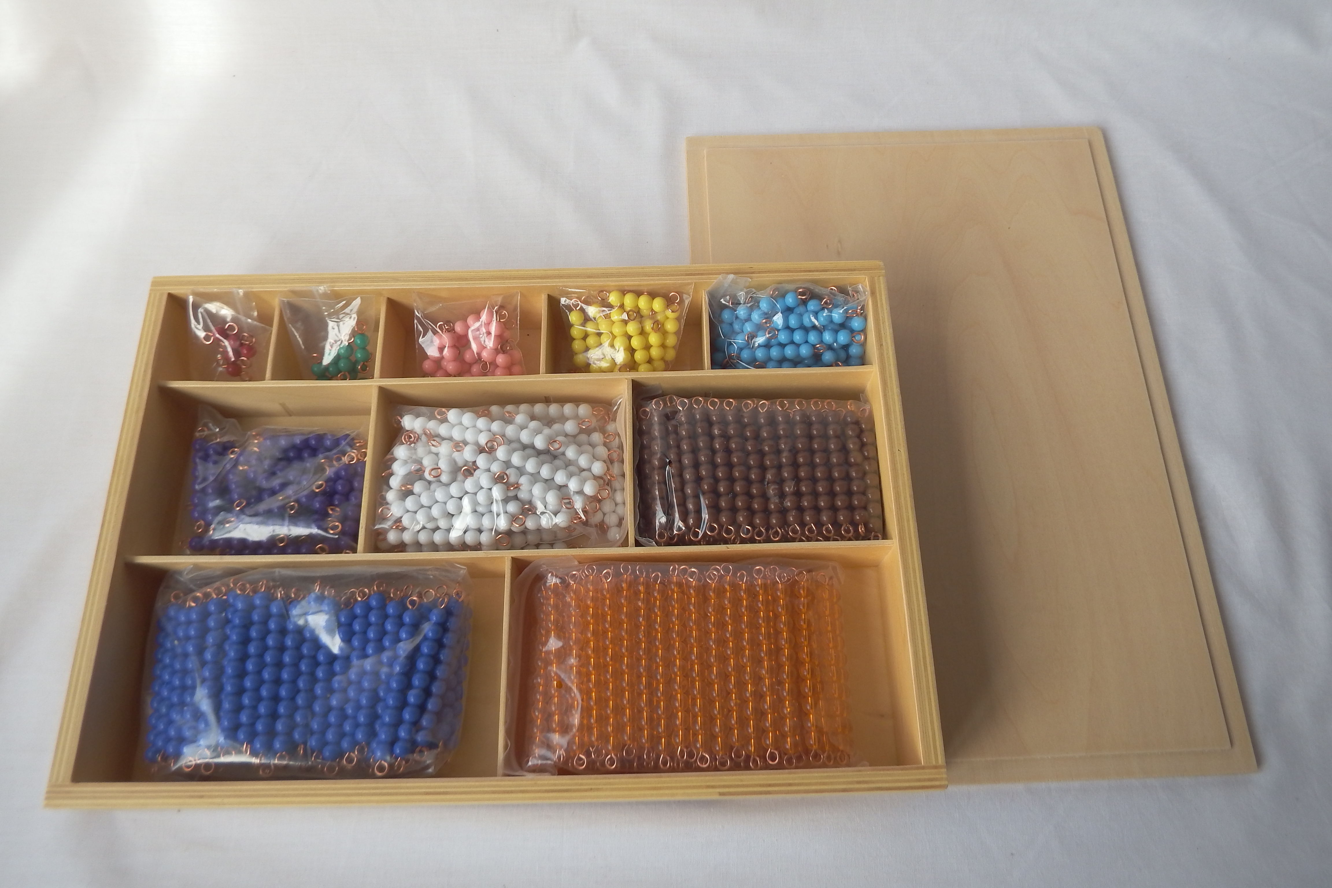 Multiplication Bead Bar Layout Box | Montessori Pre-School Supplies
