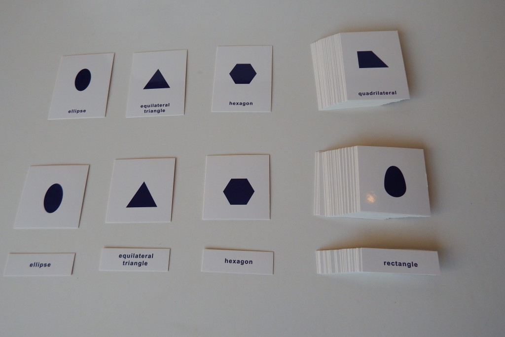 Nomenclature Cards Montessori PreSchool Supplies